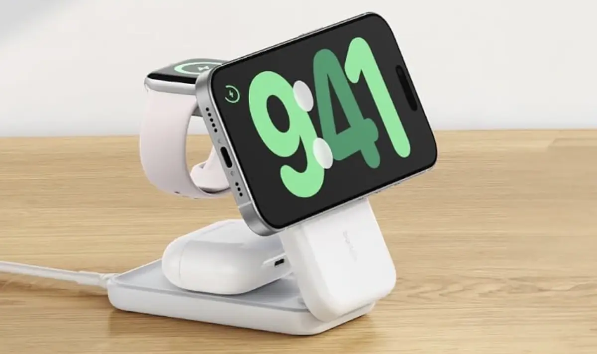 Chargeur iPhone 18 Pro Belkin AirPods Apple Watch promo pas cher prix le plus bas