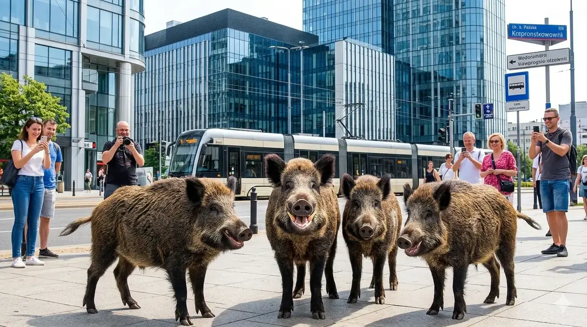 Pologne Sanglier Robot