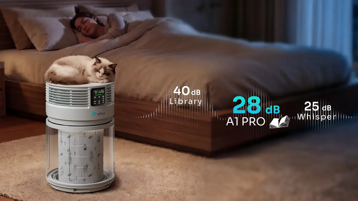 Lefant A1 Pro&nbsp;: 53 % de remise sur le purificateur d&rsquo;air&nbsp;! Id&eacute;al pour les enfants et animaux