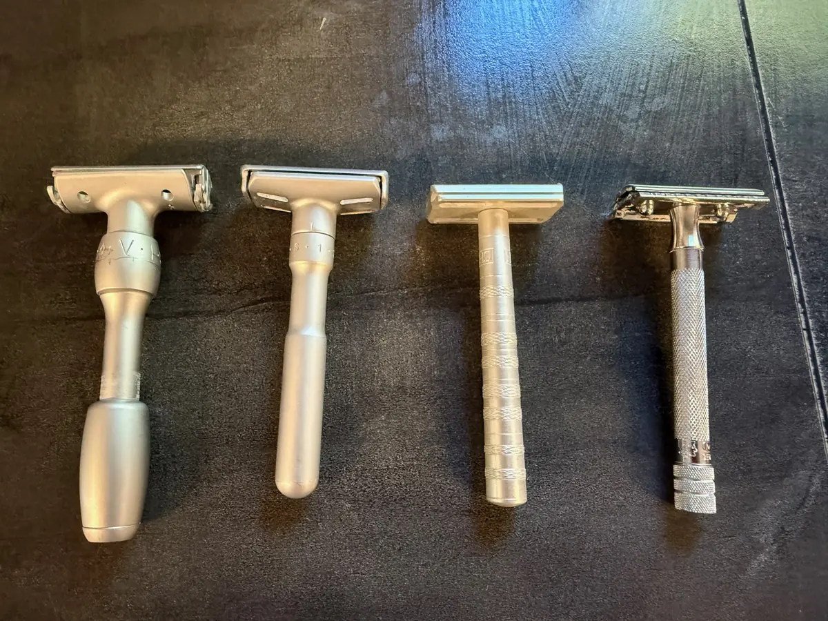 De gauche à droite : Merkur Vision, Merkur Futur, Henson et Merkur 23C.