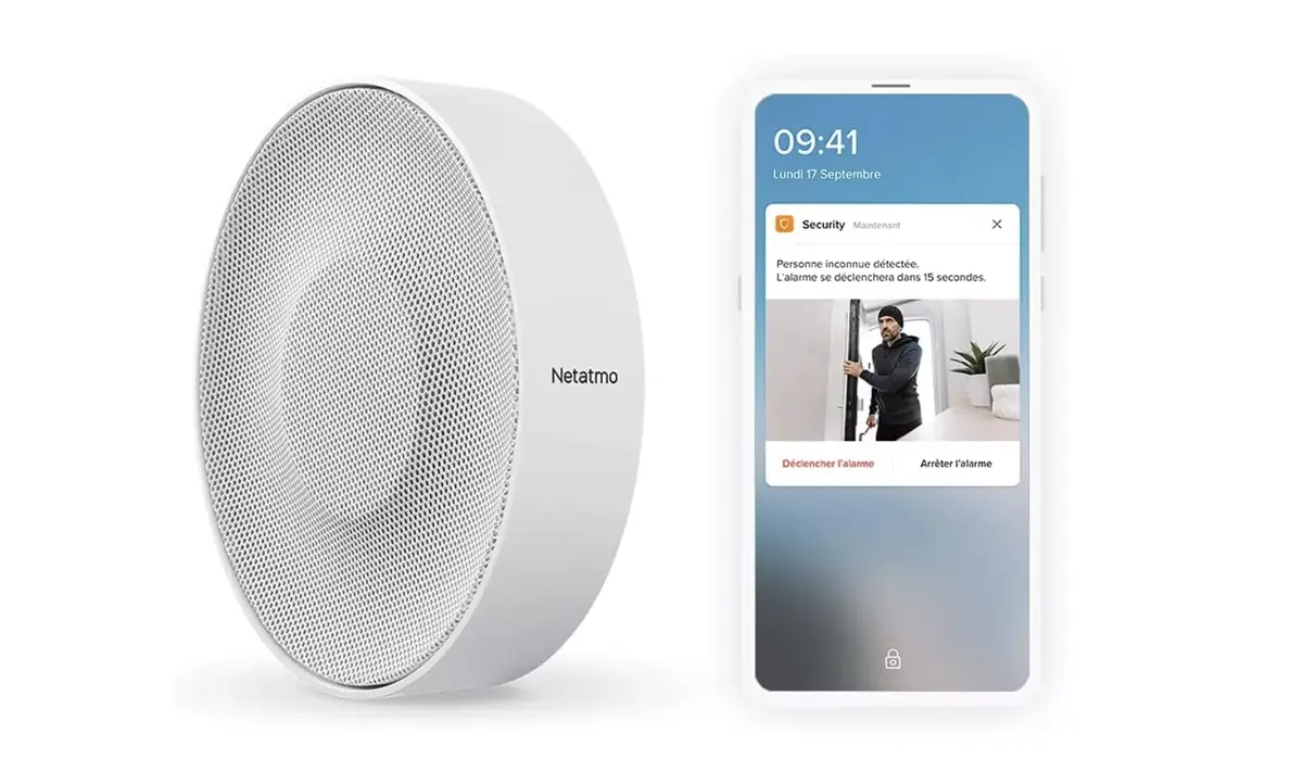 La caméra Netatmo d'intérieur compatible HomeKit Secure Video à 99€