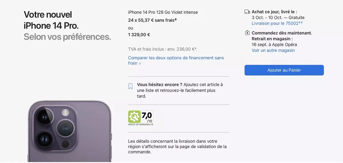 iPhone 14 : mais pourquoi une telle différence de prix entre les Etats-Unis et l'Europe ?