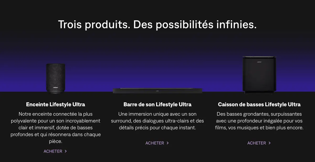 Bose ressuscite sa gamme Lifestyle avec trois nouveaux produits&nbsp;!