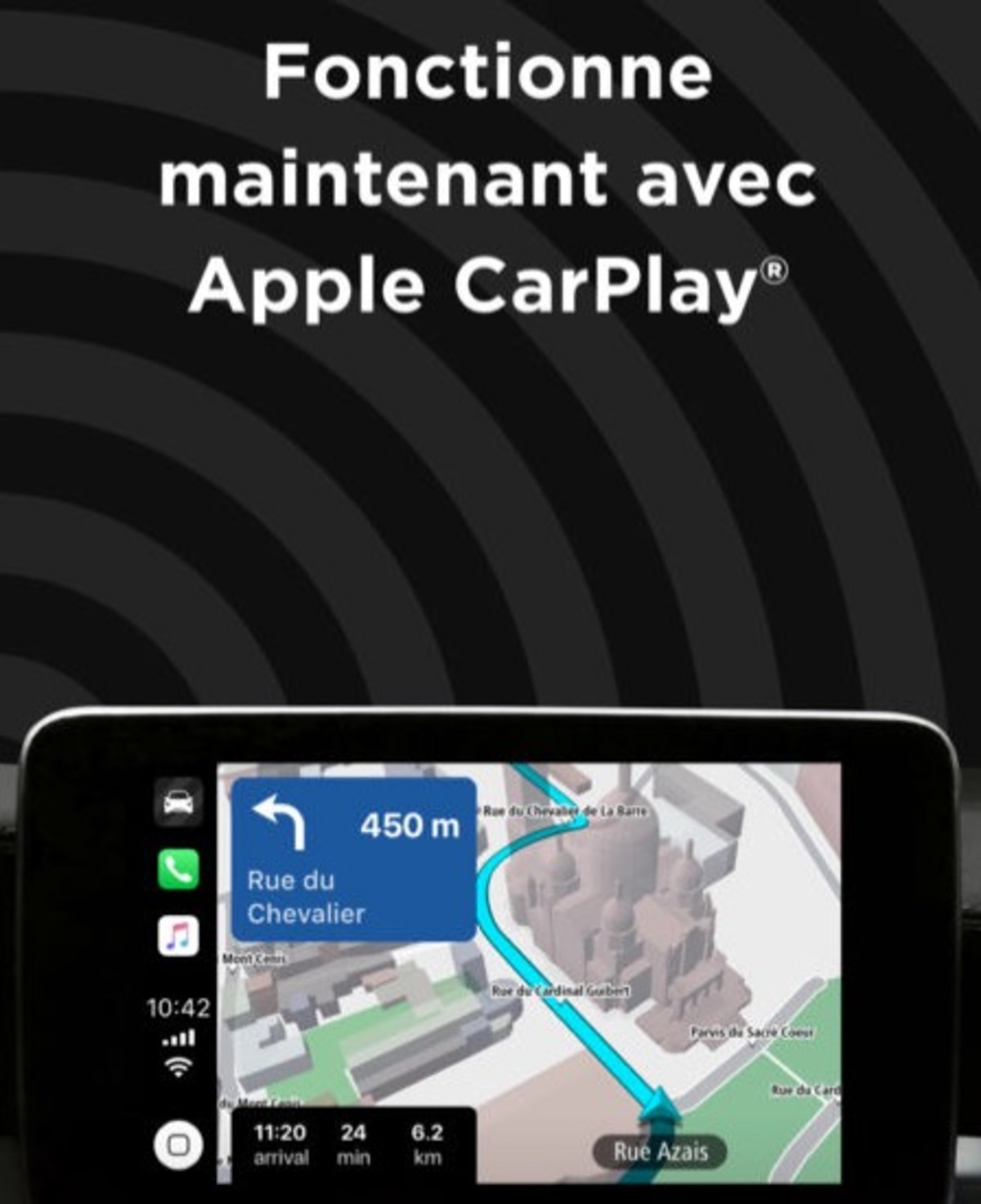 TomTom Go Navigation est désormais compatible CarPlay