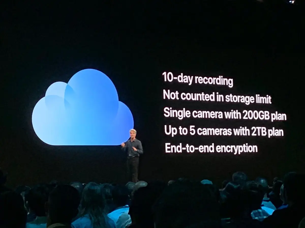 #WWDC : Homekit Secure Video, 10 jours d'enregistrement, données chiffrées