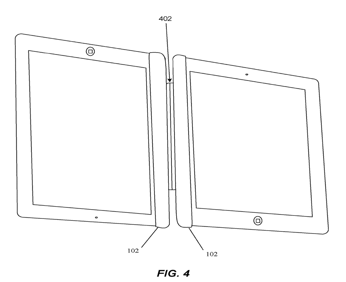 Apple brevète une liaison magnétique entre deux iPad (pour un clavier virtuel ?)