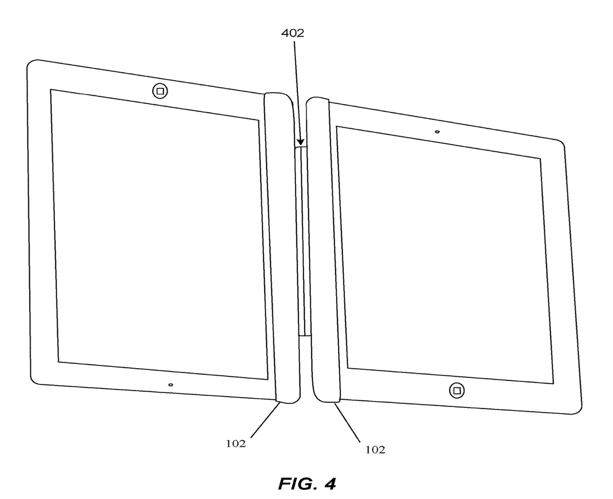 Apple brevète une liaison magnétique entre deux iPad (pour un clavier virtuel ?)