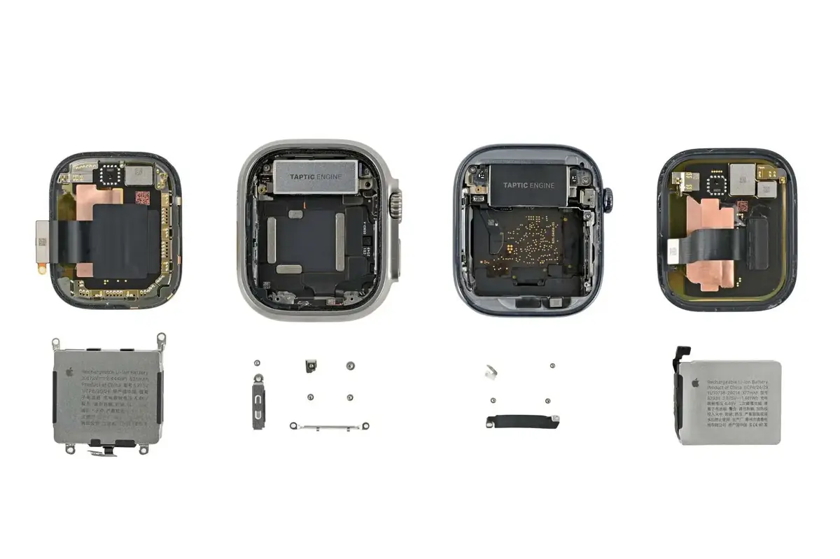 D&eacute;montage des Apple Watch Series 12 et Ultra 4&nbsp;: de mauvaises surprises&nbsp;!