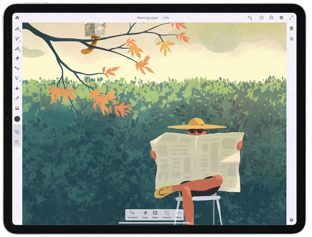 En attendant Photoshop pour iPad, Adobe propose Fresco, une nouvelle app de dessin