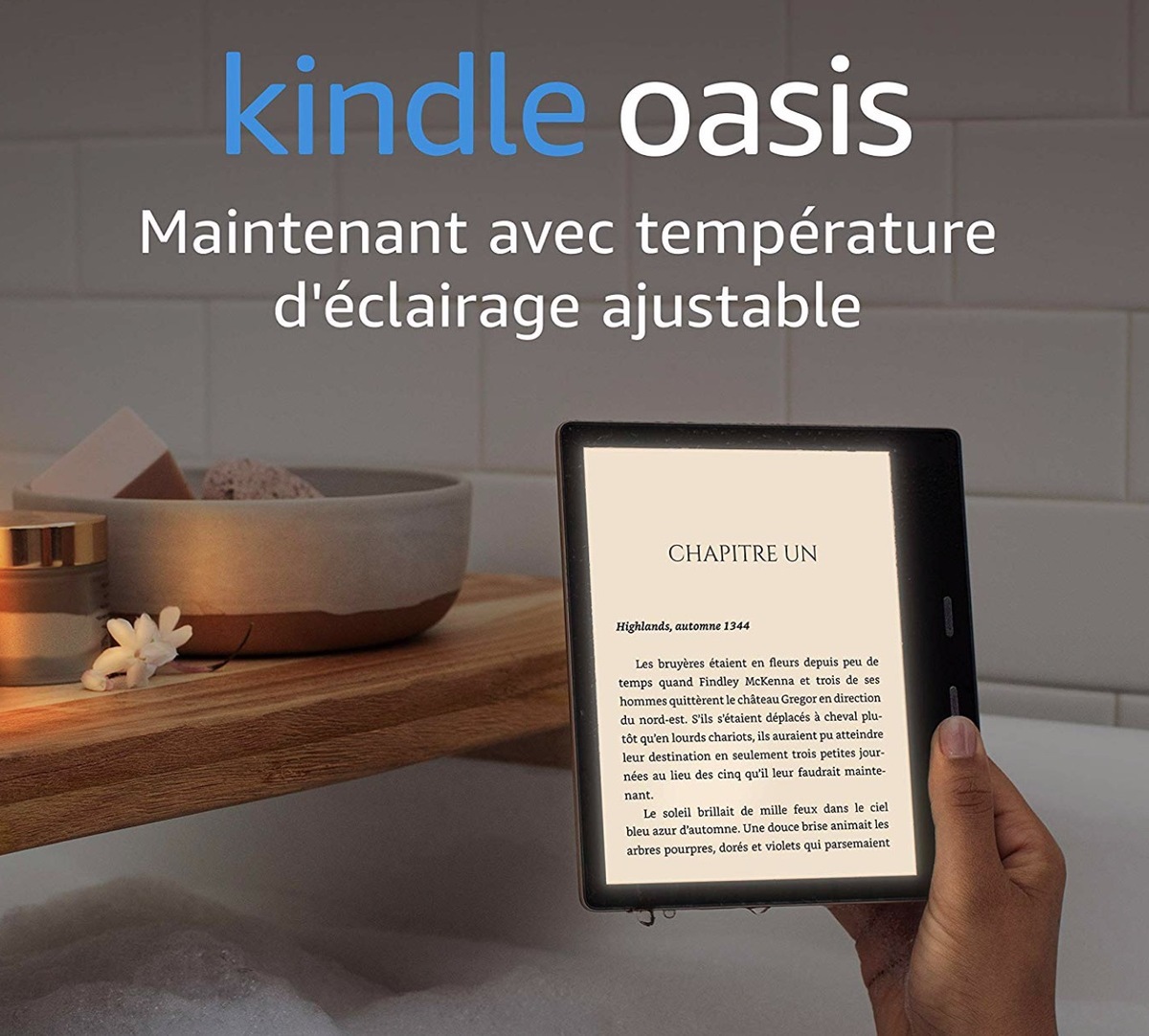 Le nouveau Kindle Oasis d'Amazon est disponible dès 249€