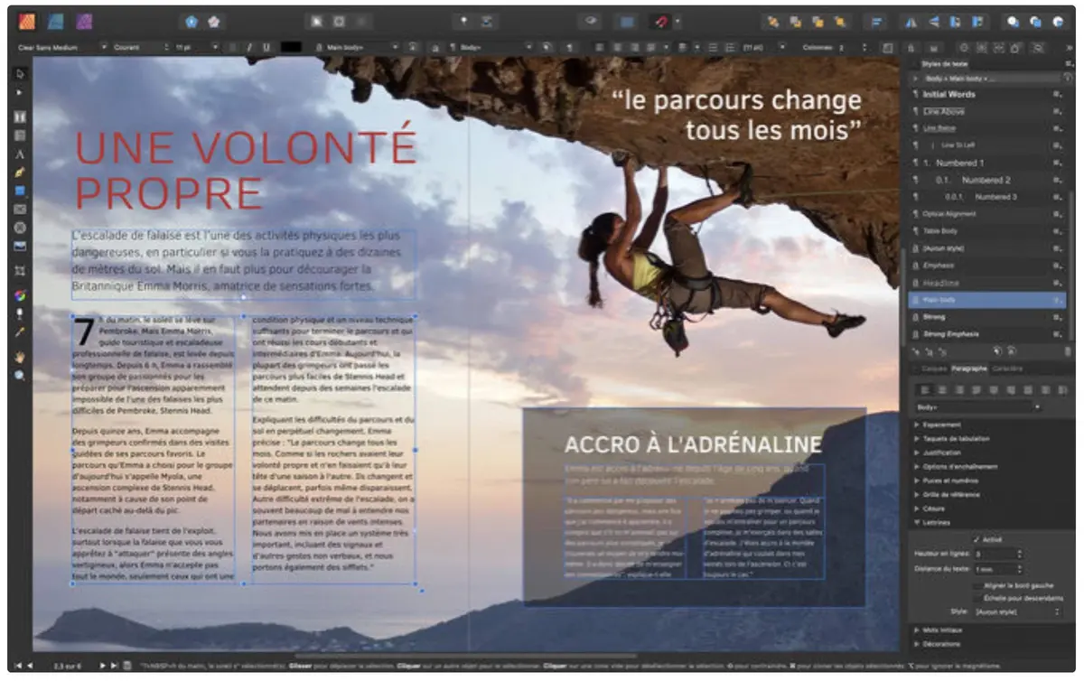 Affinity Publisher, le nouveau logiciel de PAO, destiné à concurrencer InDesign