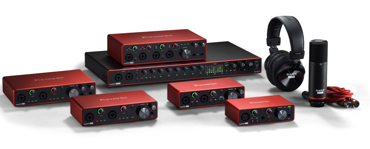 Focusrite fait évoluer sa gamme d'interfaces audio Scarlett (USB-C, audio amélioré)