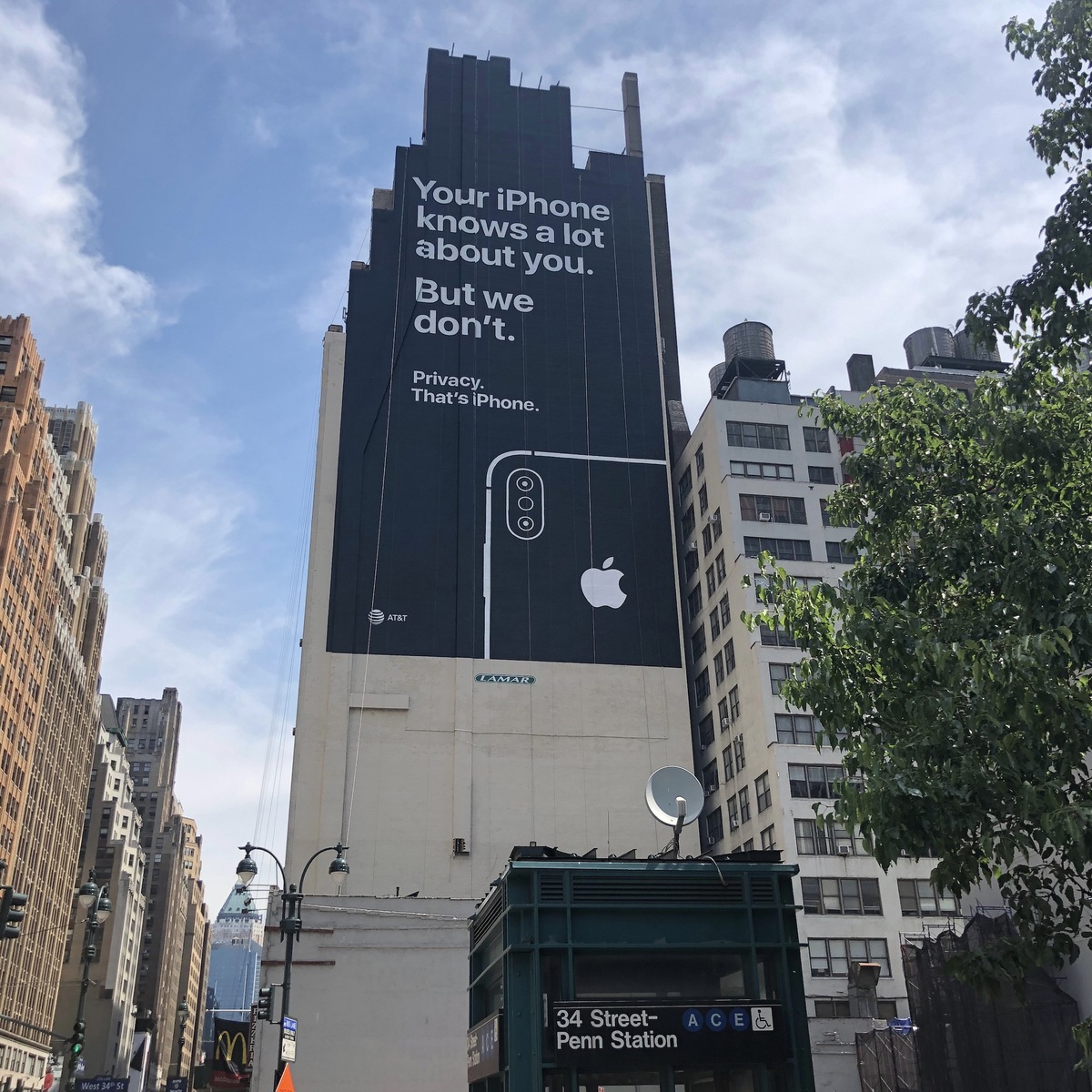 L'image du jour : Apple fait également l'éloge de la vie privée à New York