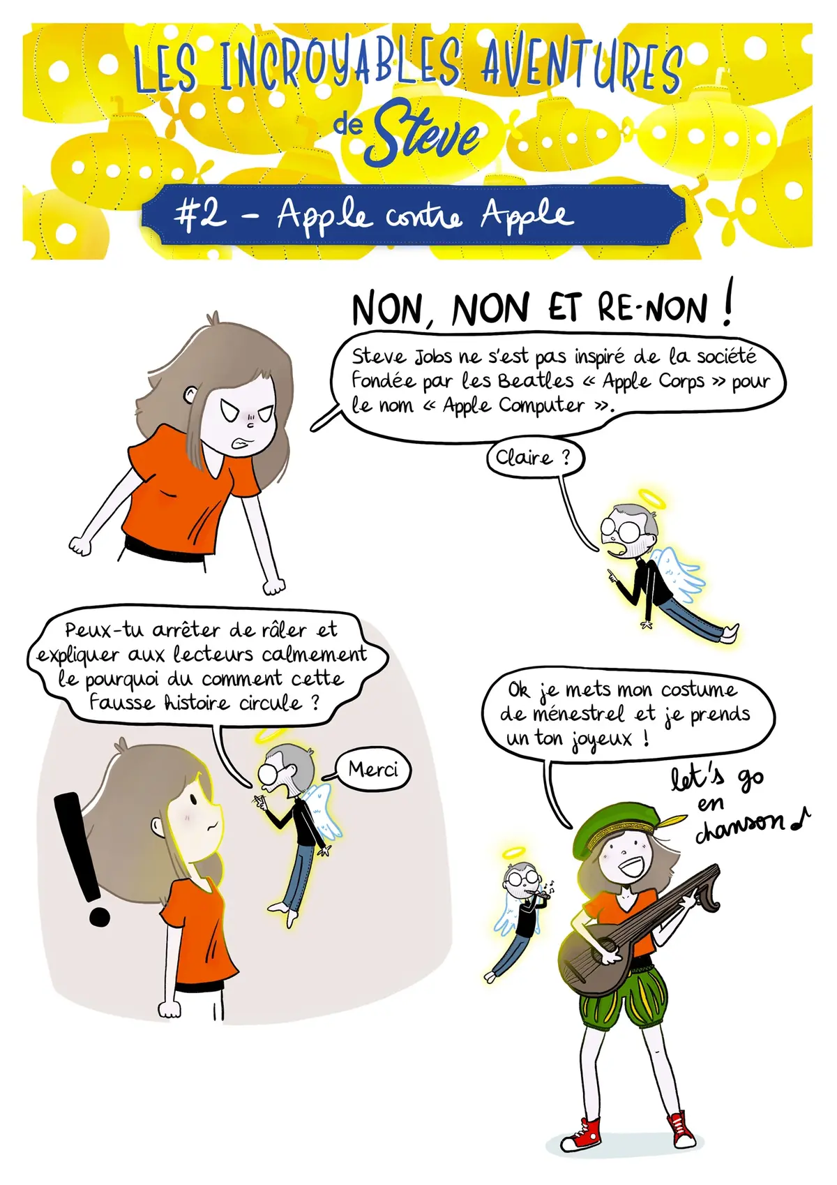 "Les Incroyables Aventures de Steve" #2 - Apple contre Apple