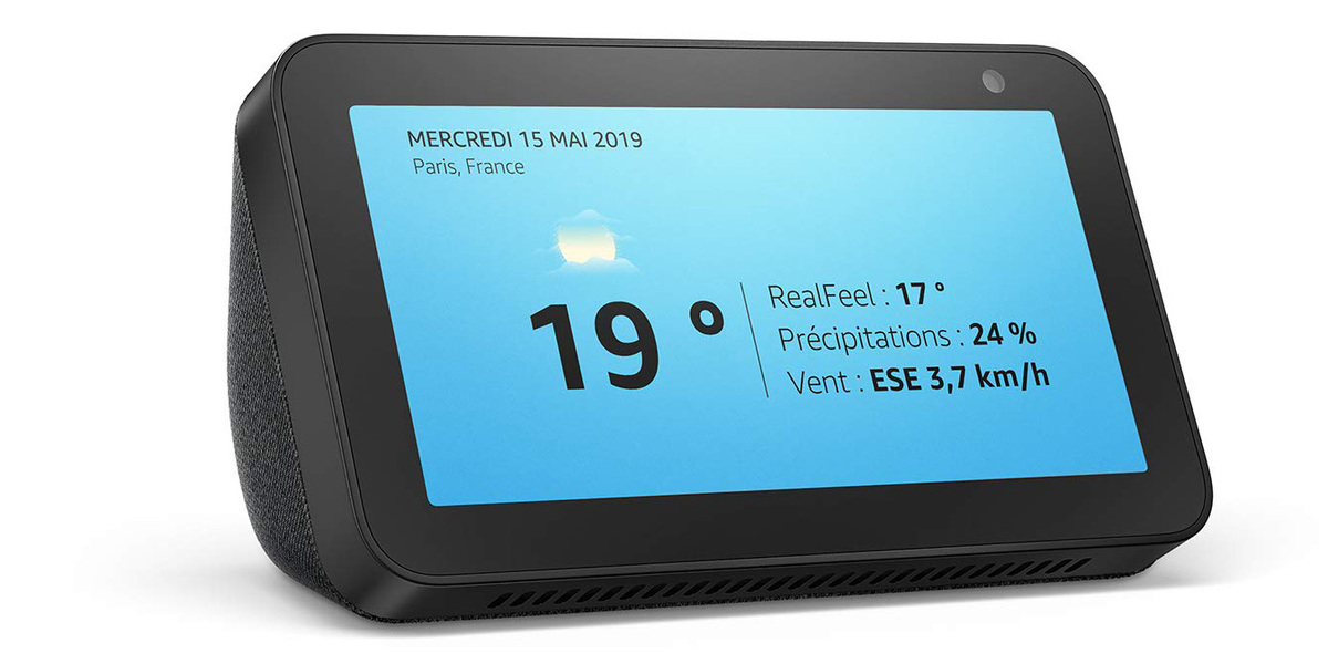 #primeday (Amazon) : Echo show 5 (60€), Input (20€), Dot (25€) et Echo (60€)