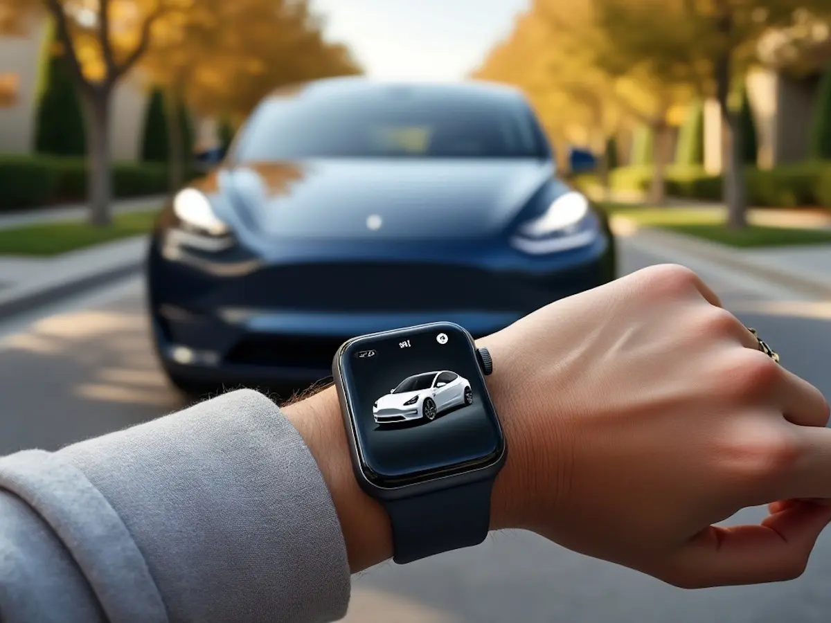 Vous allez pouvoir ouvrir votre Tesla avec votre Apple Watch !