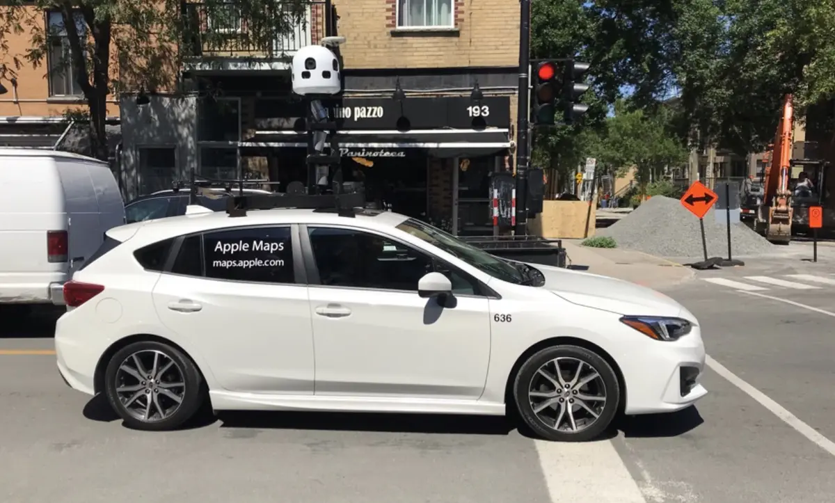 L'image du jour : les voitures Apple Maps sillonnent Montréal