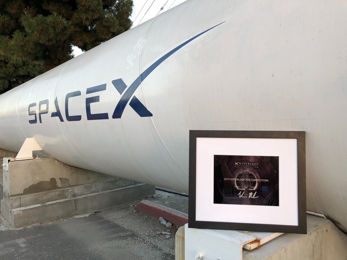 Hyperloop Pod Competition : un record à 463 km/h (et un nouveau tunnel pour 2020)