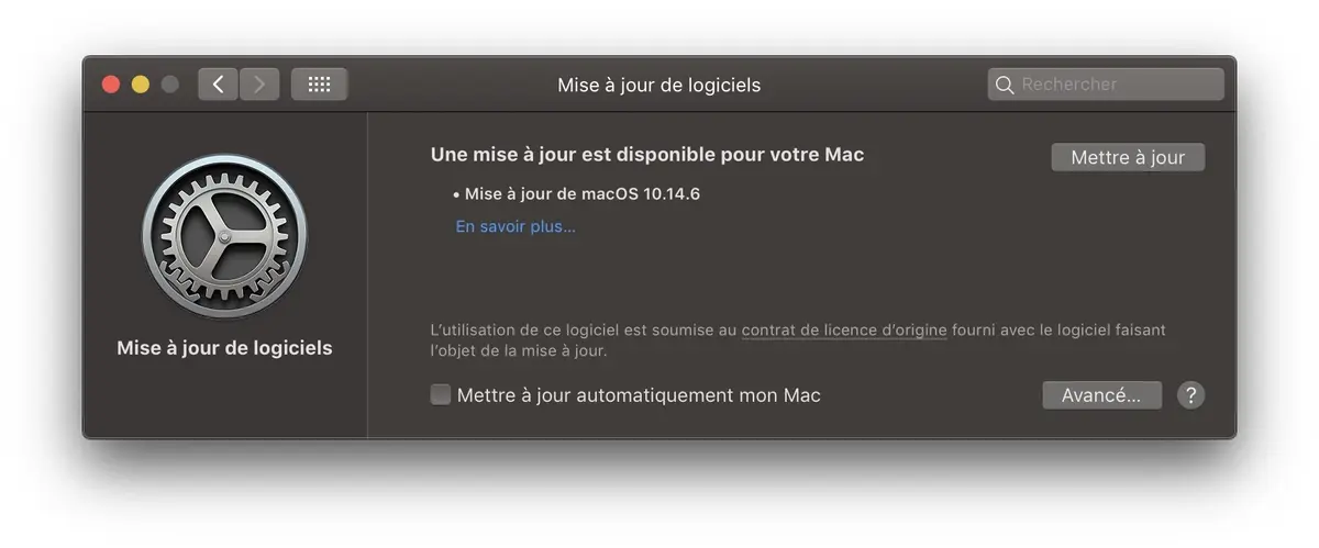 Mojave 10.14.6 arrive aussi en version finale