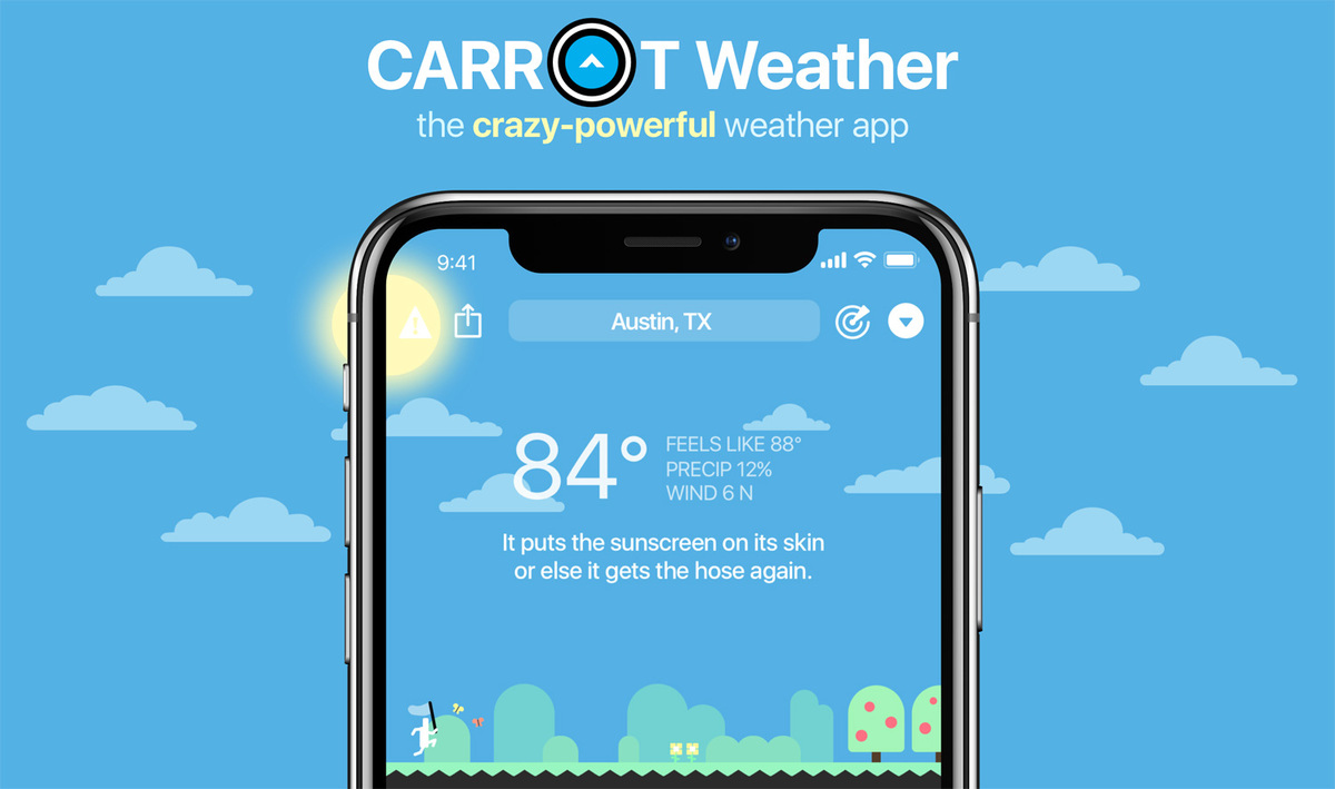 Carrot Weather accueille le mode multitâche de l’iPad et la synchronisation iCloud