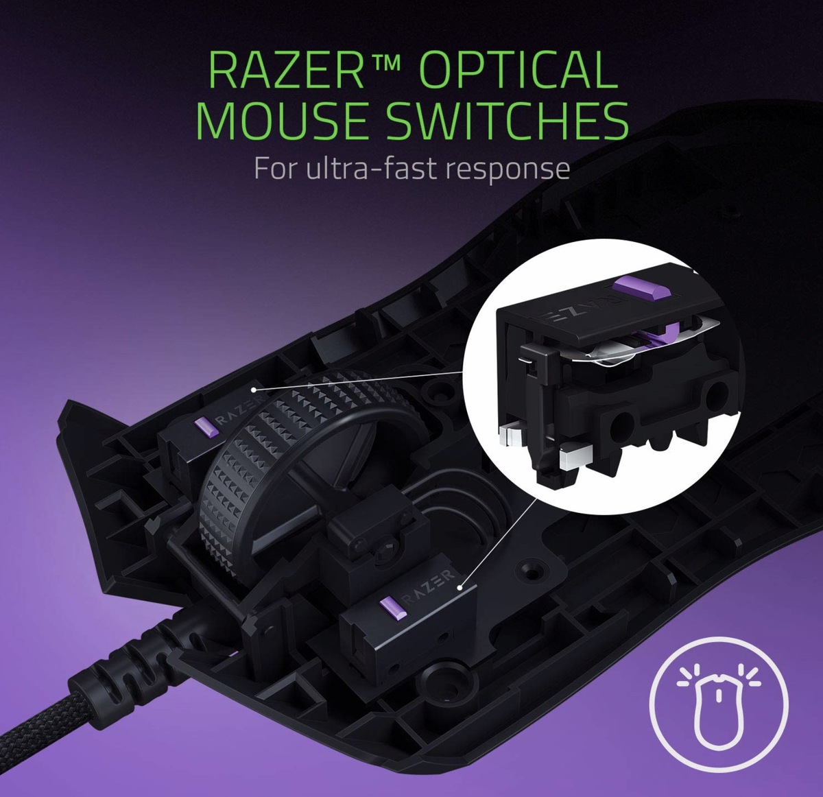 Razer Viper : une souris avec des boutons "optiques" (une idée pour les claviers d'Apple ?)