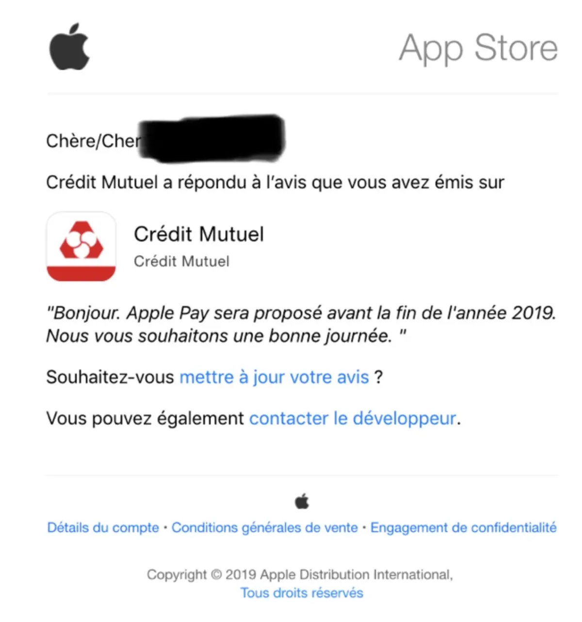 Crédit Mutuel : Apple Pay avant la fin de l'année !