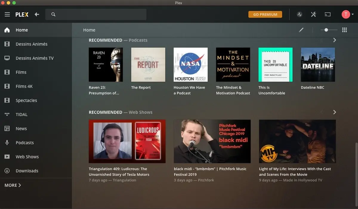 Plex : le Media Player cède sa place à une App dédiée sur Mac et Windows