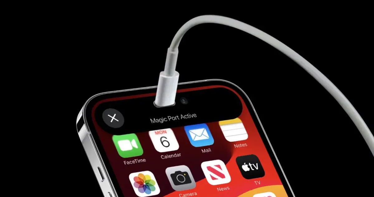 iPhone 15 : et si Apple avait placé le "Magic Port" USB C comme ça ?