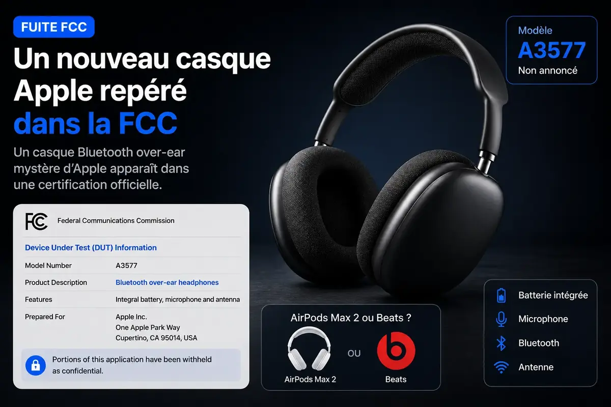 Apple Beats casque FCC