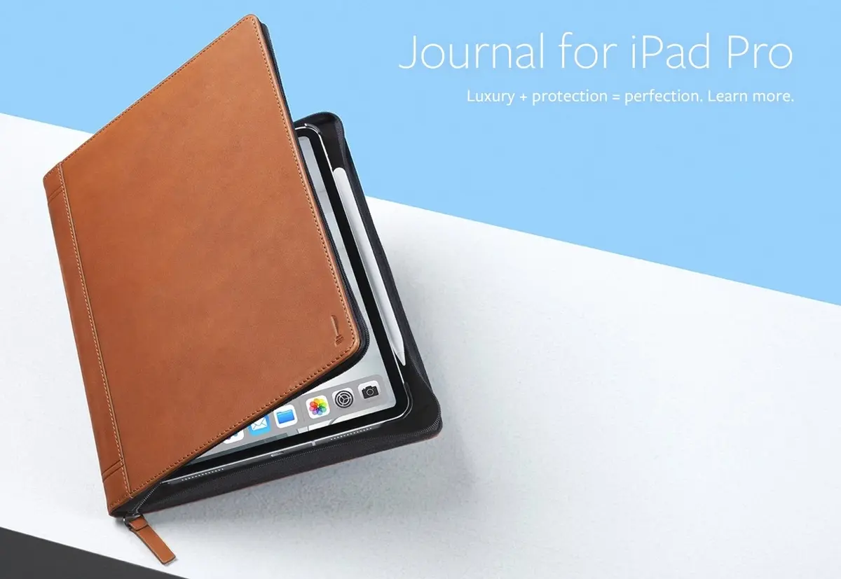 Journal : une housse en cuir pour iPad Pro 2018 chez Twelve South