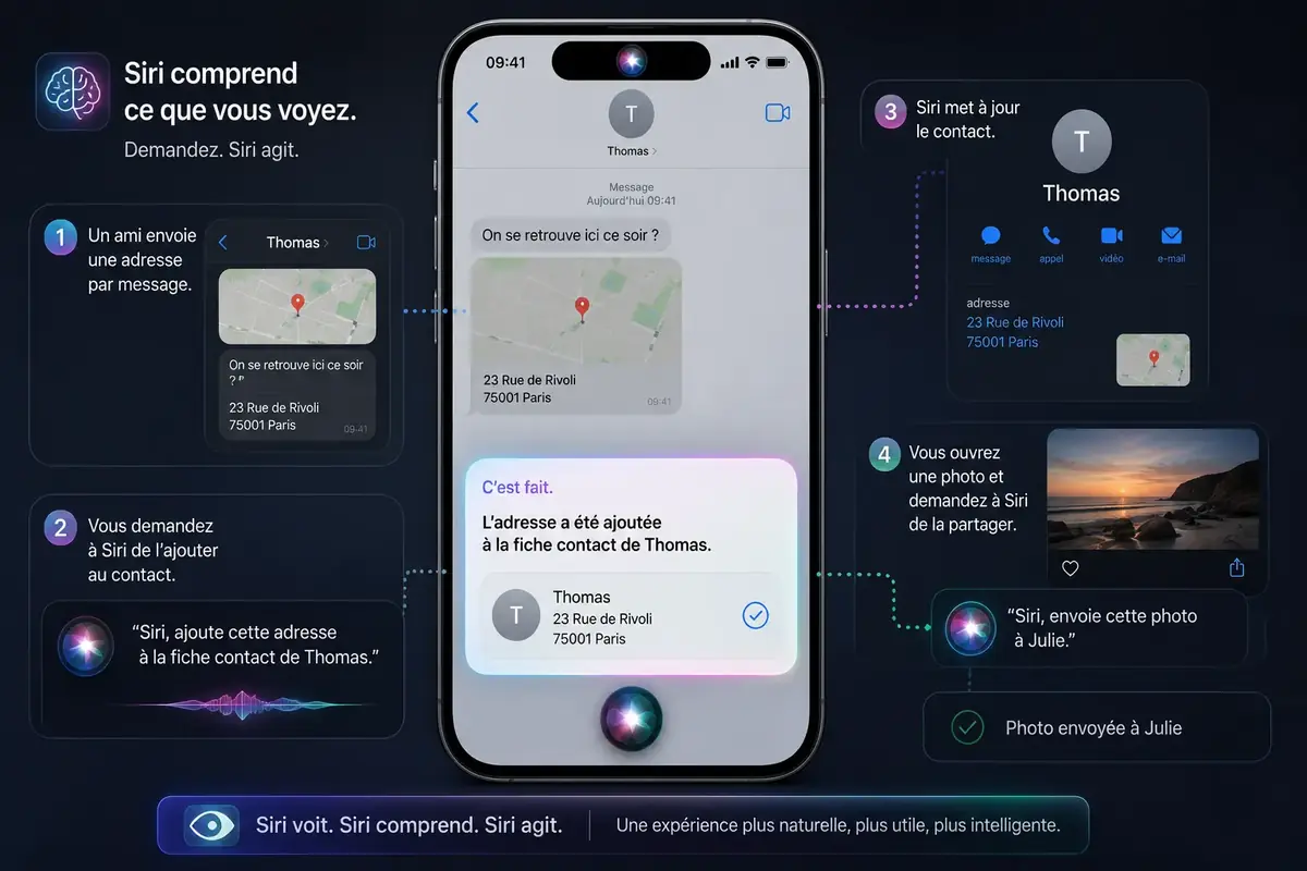 Siri&nbsp;: tout ce qu'Apple pr&eacute;parerait avec iOS 27