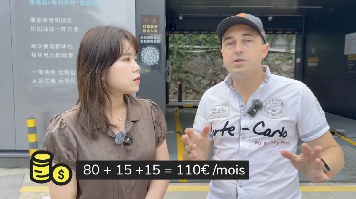 3mn pour charger sa voiture&nbsp;? J'ai test&eacute; le "Swap" de batterie en Chine&nbsp;: finalement, pas si mal&nbsp;?