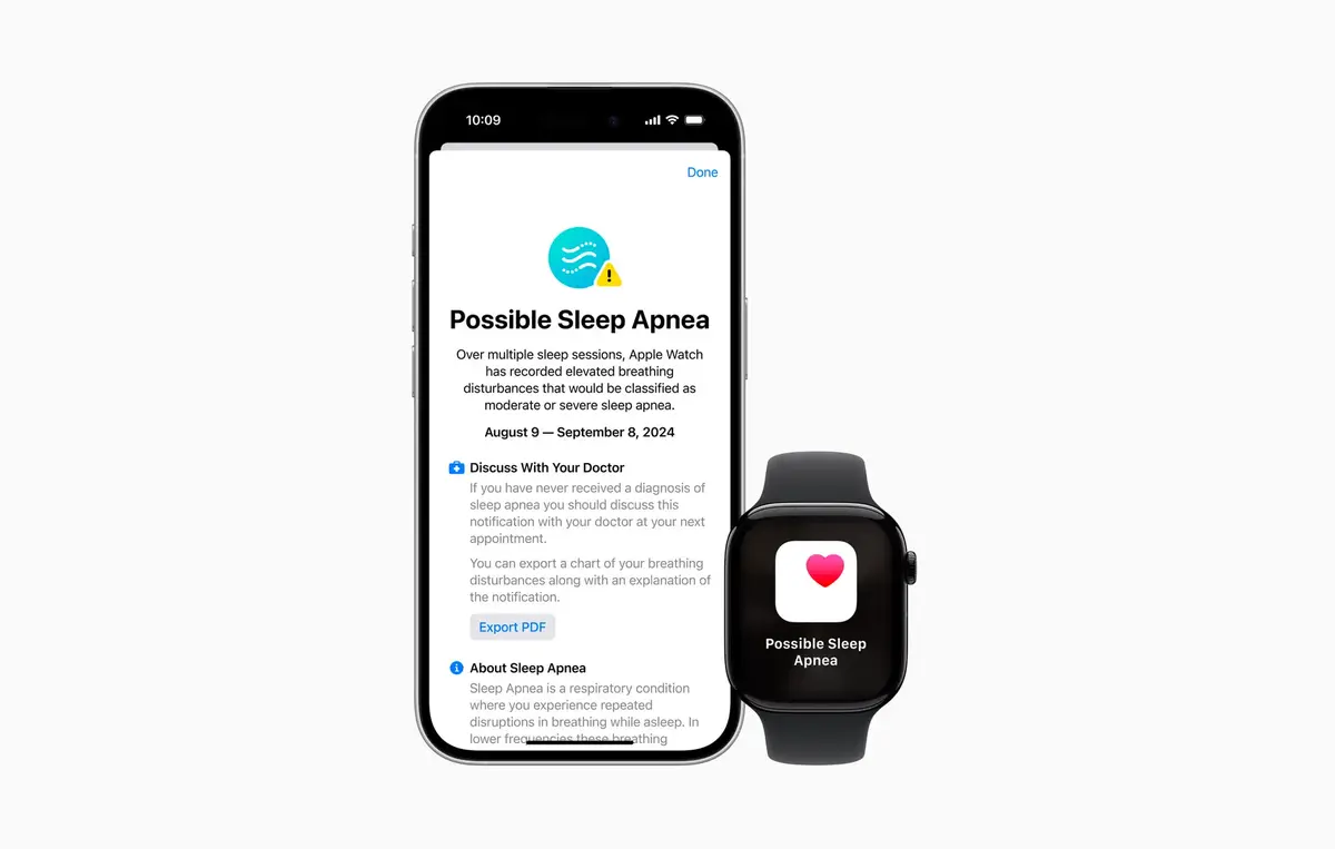 L'Apnée du sommeil en approche sur l'Apple Watch !