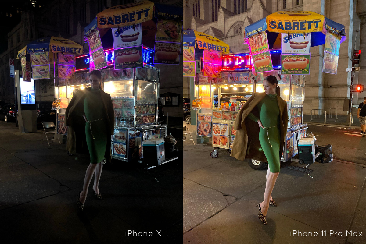 iPhone 11 : une première photo "IRL" du mode nuit (avec un mannequin)