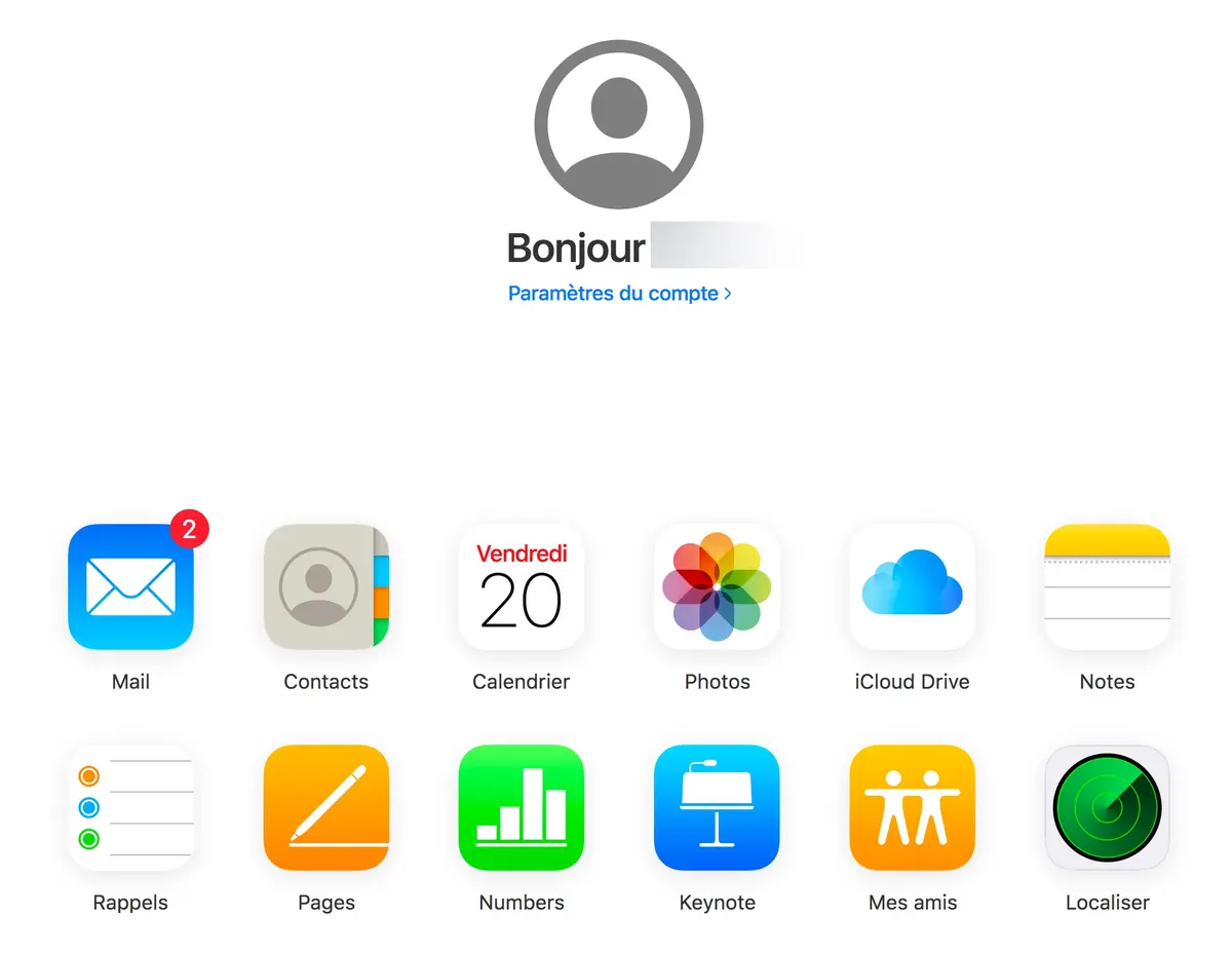 iCloud.com est également mis à jour