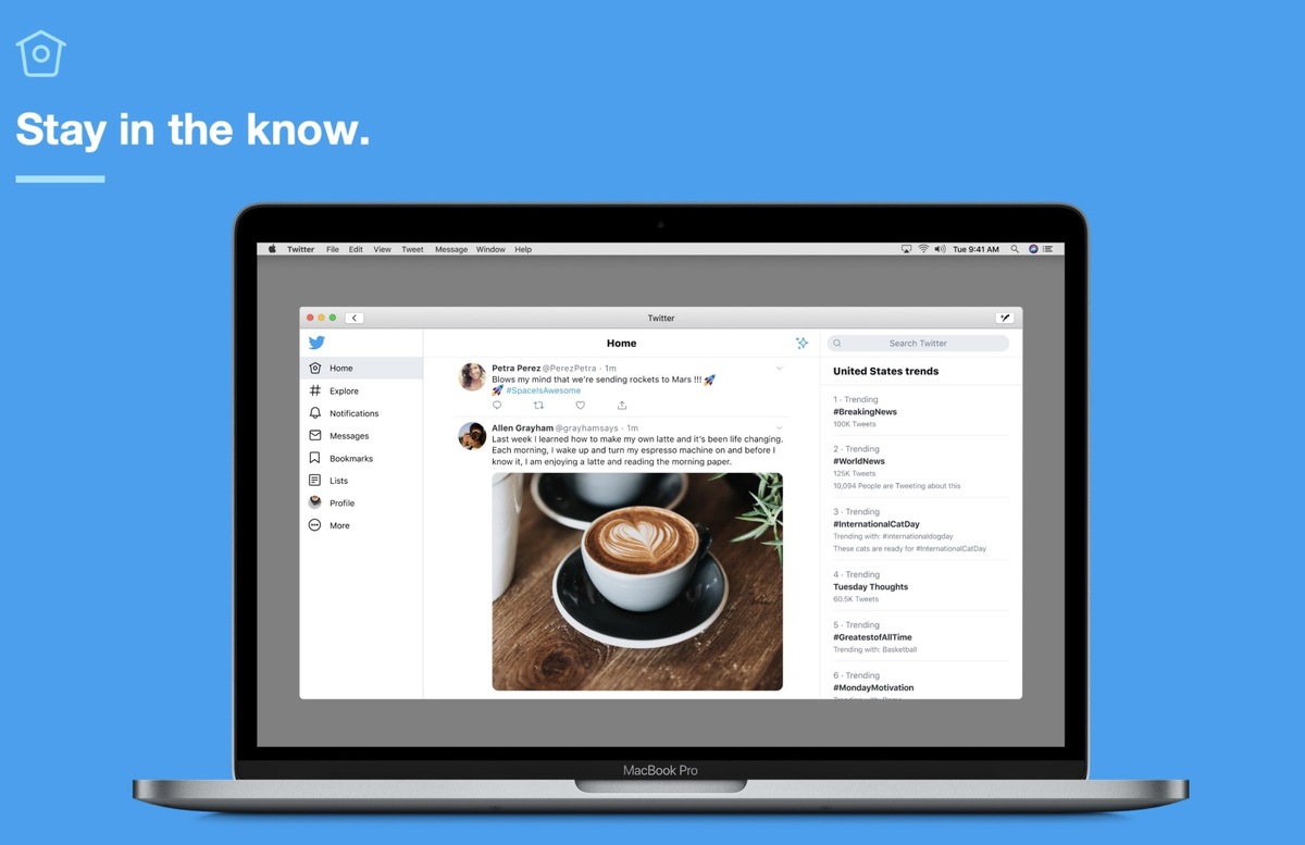 Twitter officiellement de retour sur Mac (Catalina minimum)