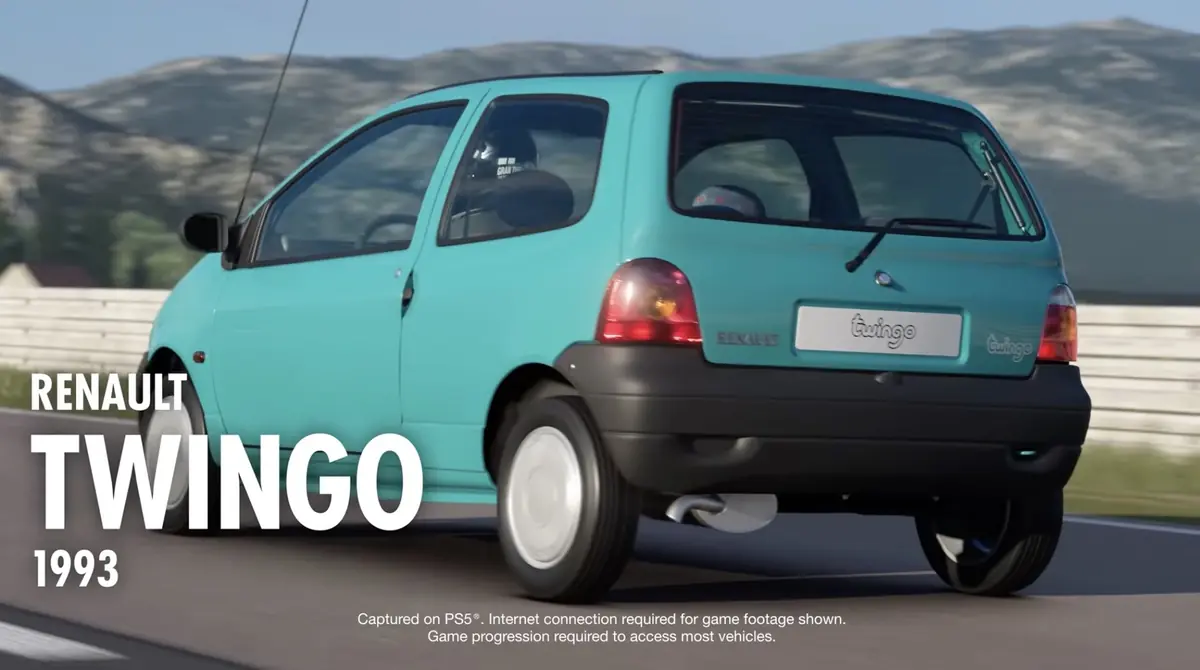 Vous allez pouvoir jouer avec la Twingo de 93 dans Gran Turismo 7