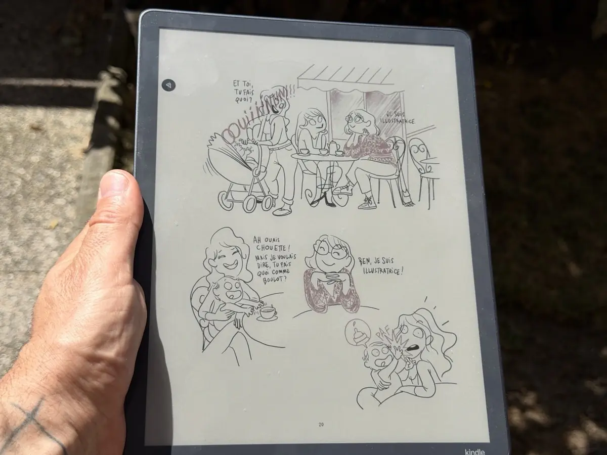 Test de la Kindle Scribe Colorsoft&nbsp;: la liseuse-ardoise d'Amazon en couleur&nbsp;! Id&eacute;ale pour la BD&nbsp;?