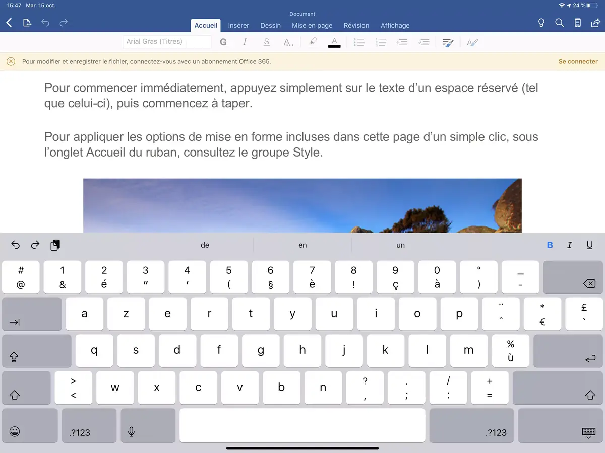 Microsoft Office : le mode sombre arrive sur iOS et iPadOS