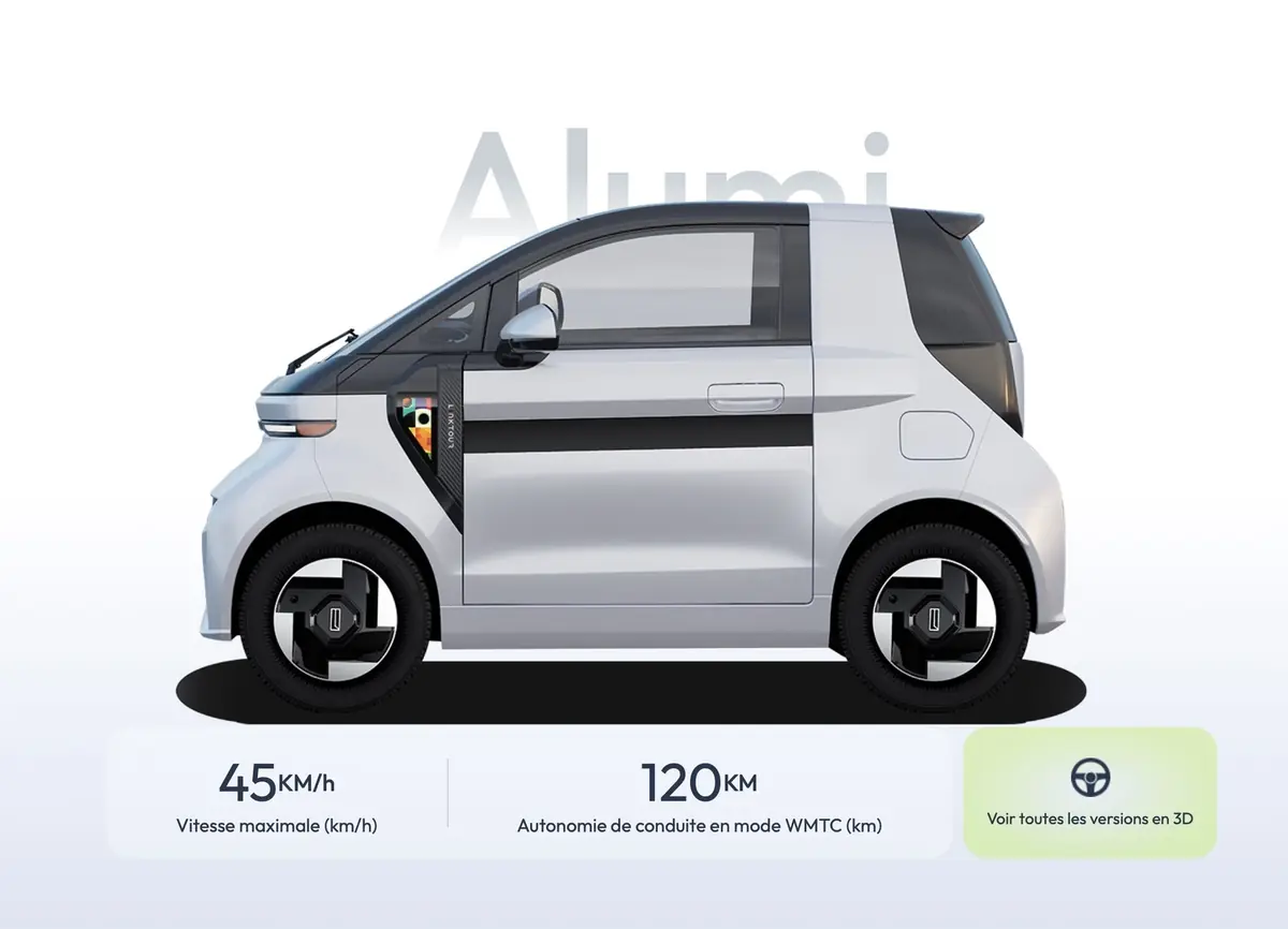 Concurrente de la Citro&euml;n AMI, on a vu la chinoise "Linktour Alumi" qui d&eacute;barque en France&nbsp;!