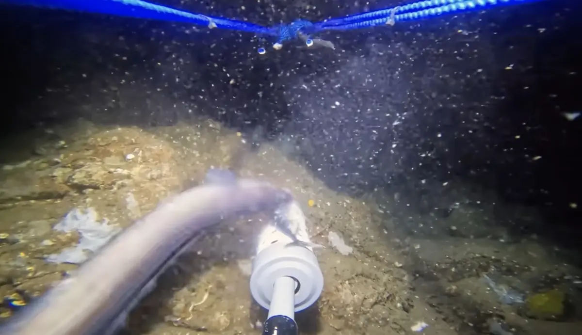 Il dépose une caméra à 200m de fond et filme une créature "impossible" !