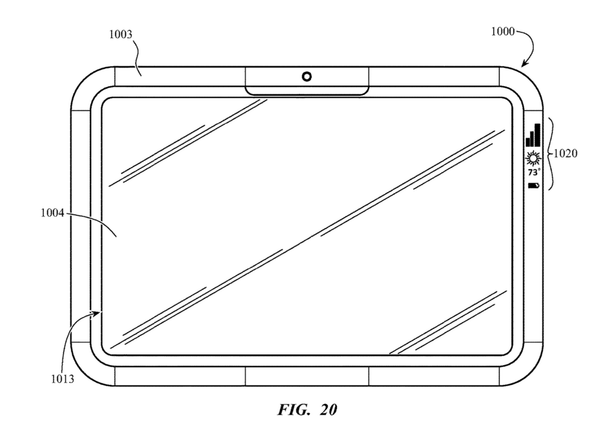 Et si l’iPad avait un cadre de protection interactif ?