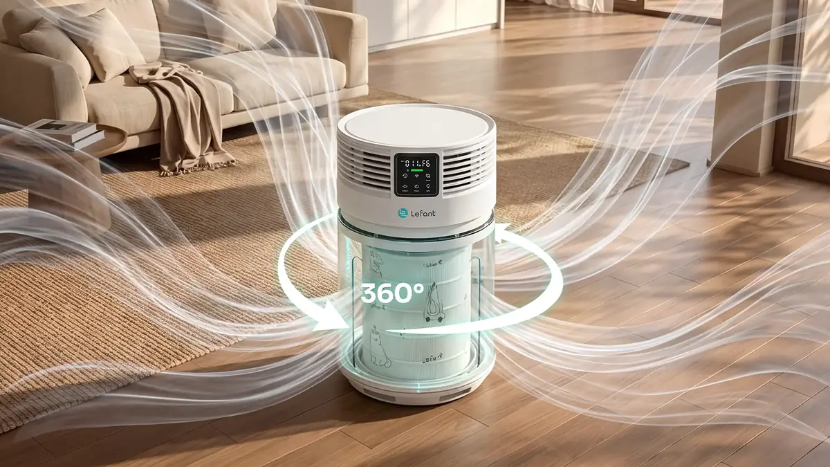 Lefant A1 Pro&nbsp;: 53 % de remise sur le purificateur d&rsquo;air&nbsp;! Id&eacute;al pour les enfants et animaux