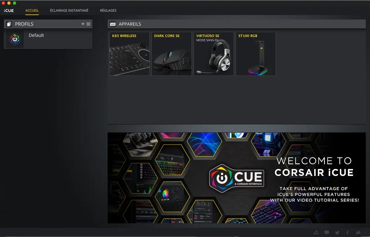 Les périphériques Corsair débarquent sur Mac : prise en main du logiciel iCUE