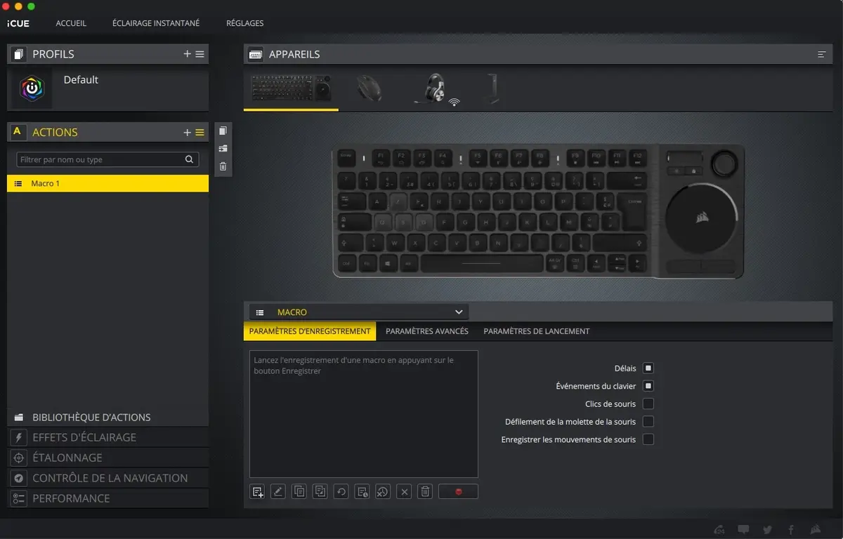 Les périphériques Corsair débarquent sur Mac : prise en main du logiciel iCUE