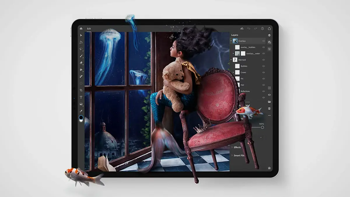 Adobe présente (enfin) les prochaines fonctions de Photoshop pour iPad