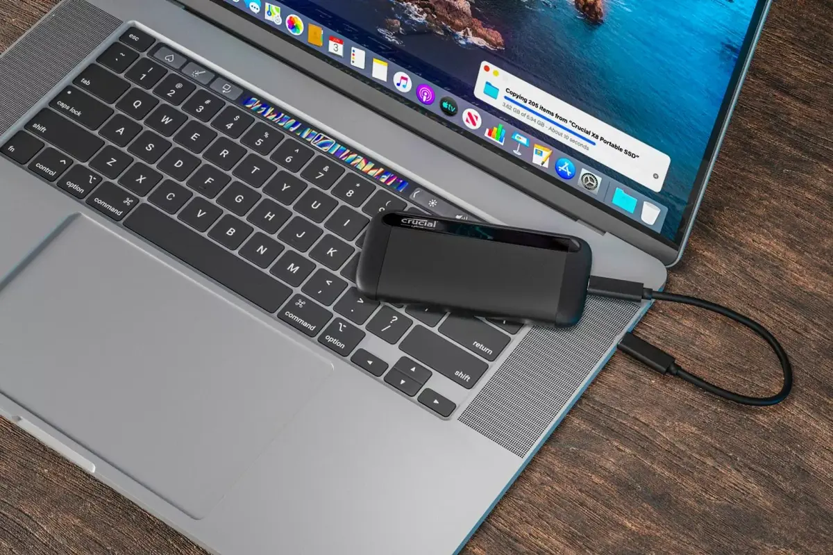 L'excellent SSD USB-C 1050 Mo/s Crucial X8 1 To à 89€, 2 To à 169€, son meilleur prix