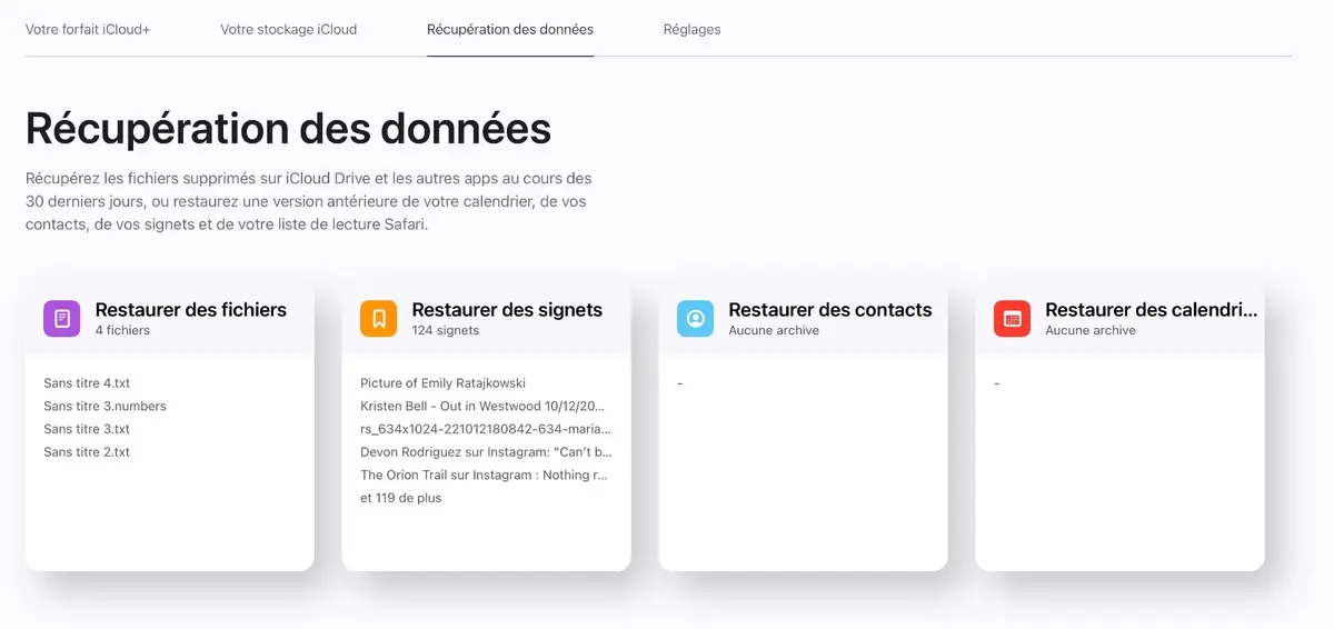 Une nouvelle version du site web iCloud en préparation !