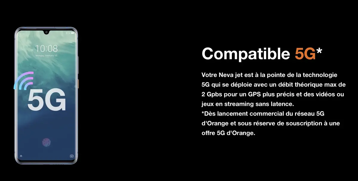 Orange propose déjà un smartphone 5G (à utiliser en 4G)