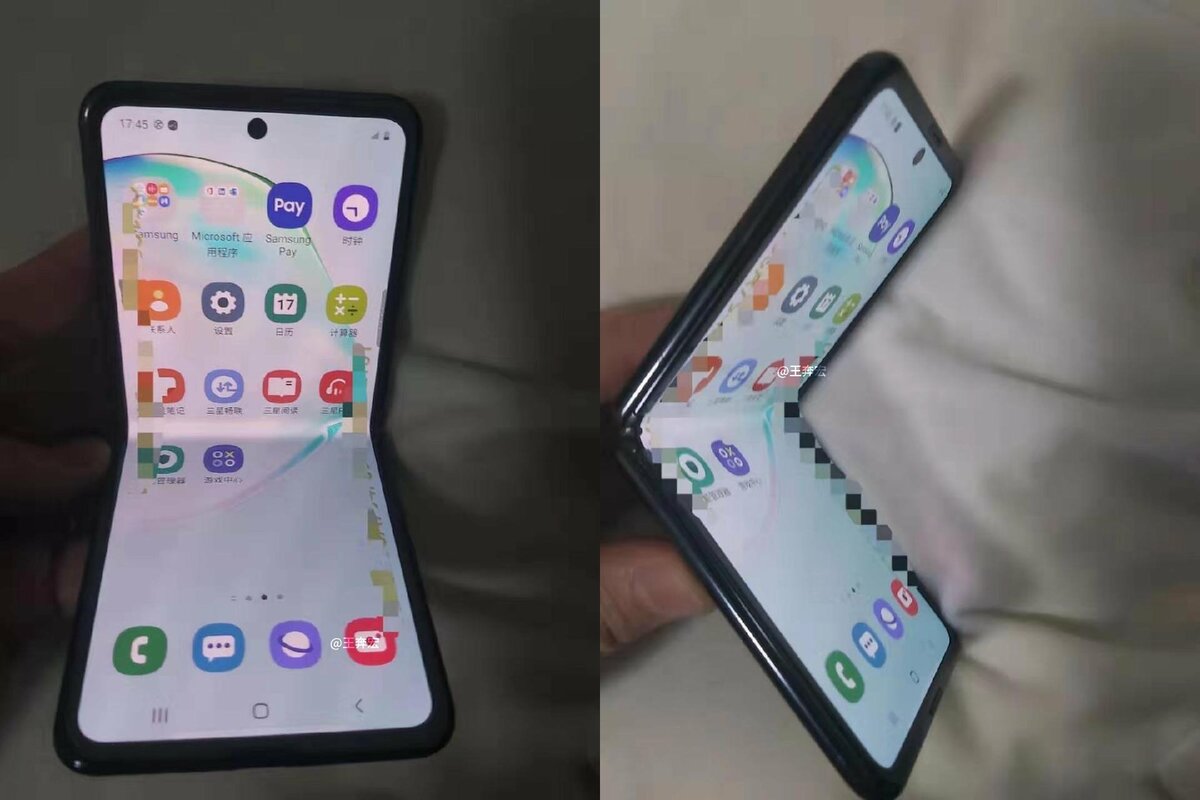 Des photos du Samsung Galaxy Fold 2 en fuite sur le web (avec un clapet)